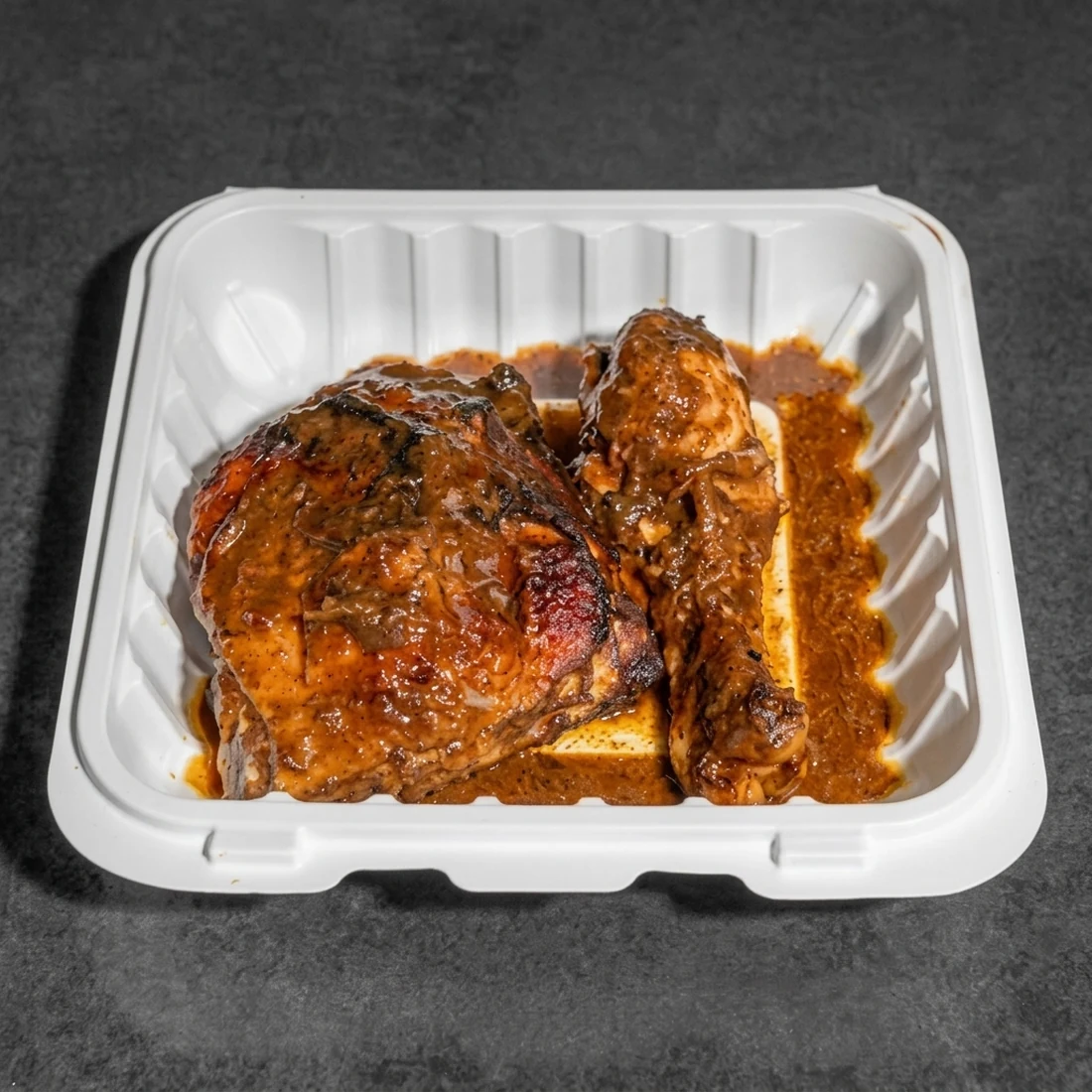 Jerk chicken - authentic Jamaican jerk chicken at Twin Dem Kitchen London Ontario